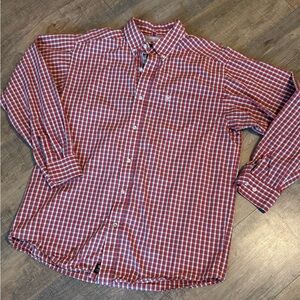 Ariat Pro Red Checkered Shirt Large